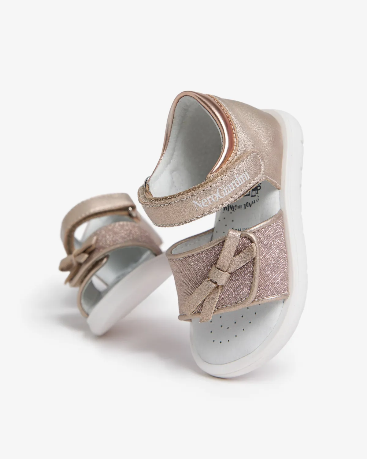 NeroGiardini Junior sandale fete microfibre piele