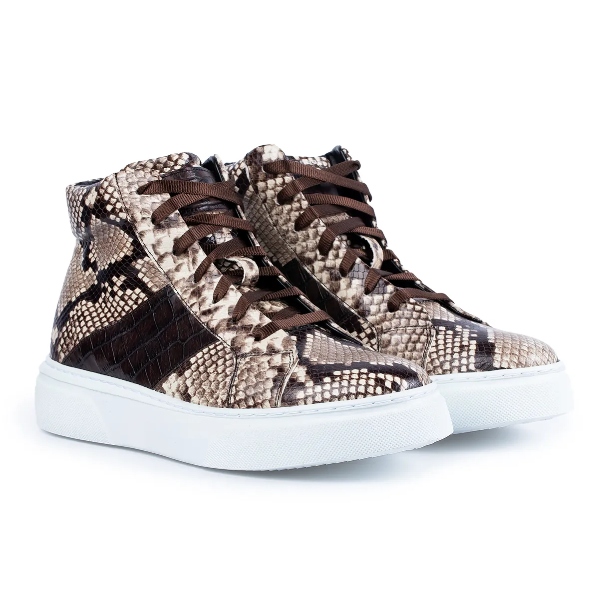 Lucas Shoes Ghete 855 ghete maro croco piele