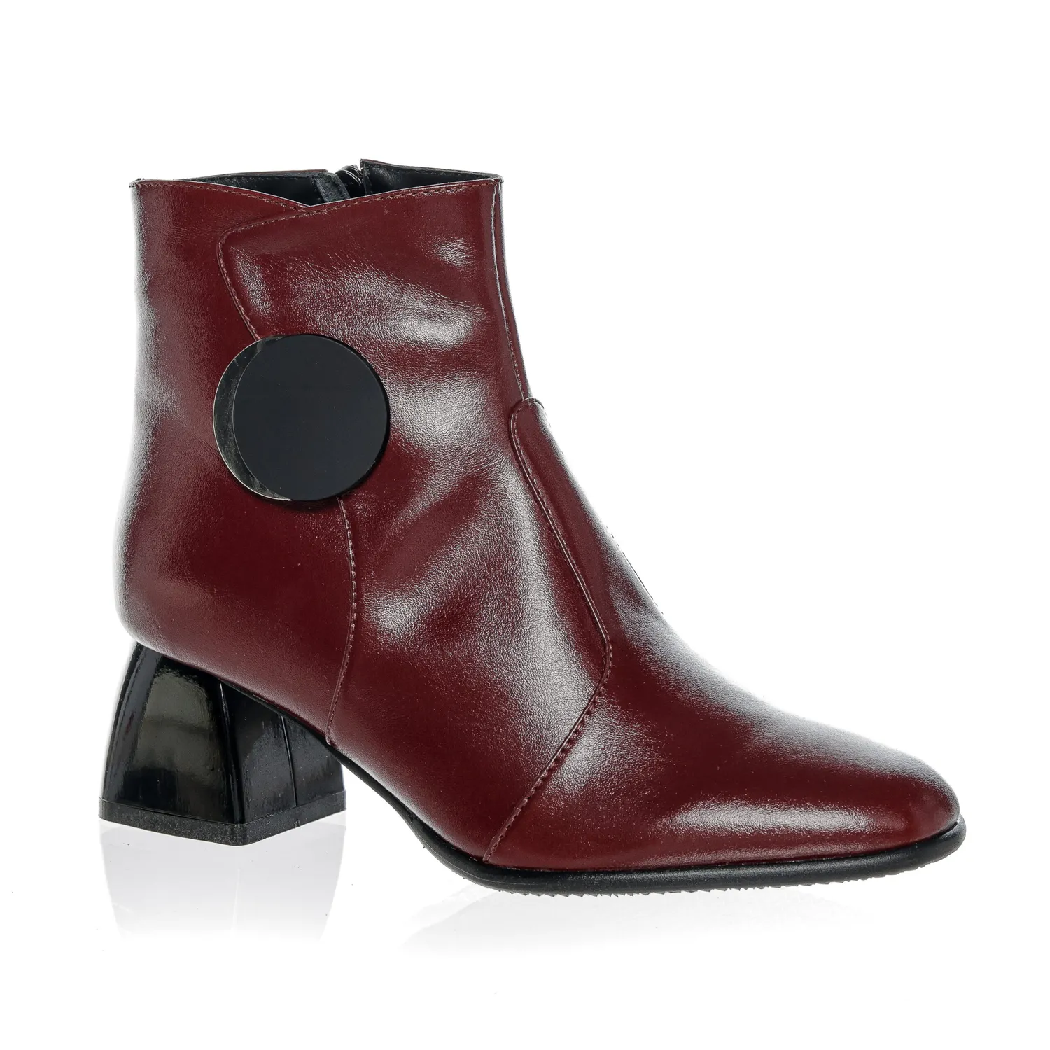 Catinca Shoes GX61 BB ghete dama piele bordo box