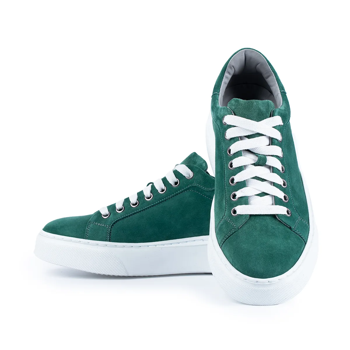 Lucas Shoes 510 Spring Green sneakers velur verde piele