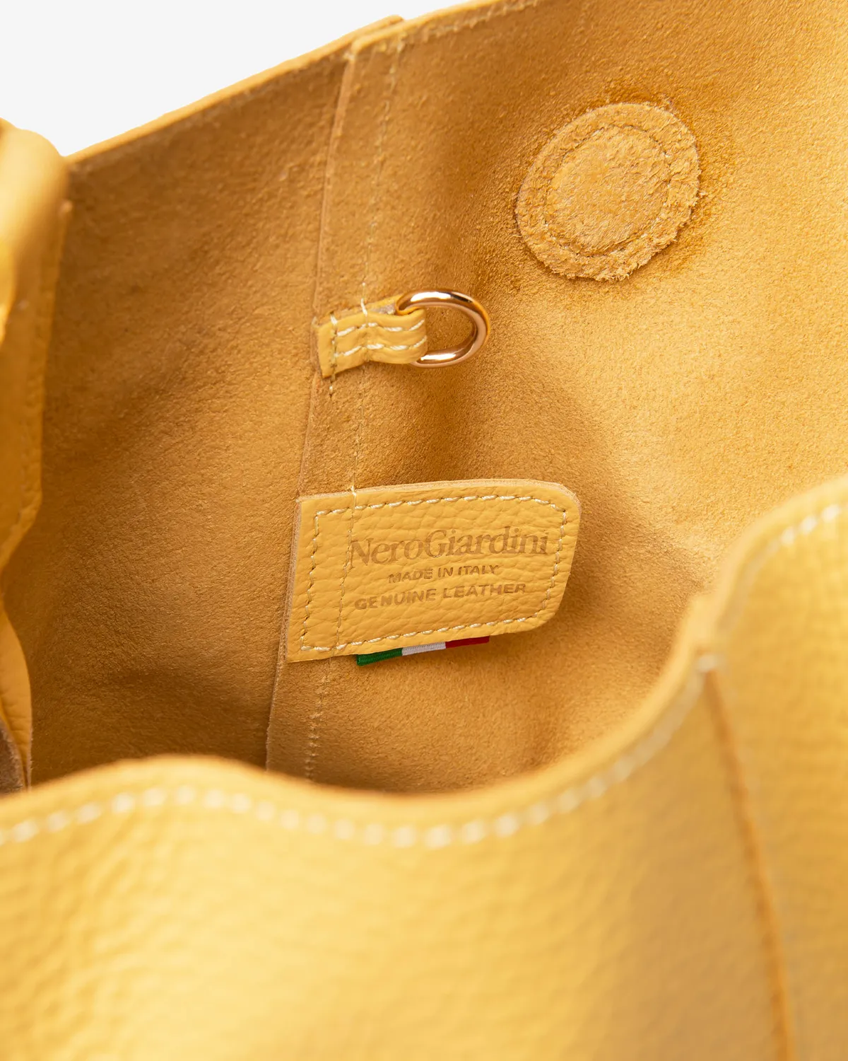 NeroGiardini geanta bucket dama piele tip sac