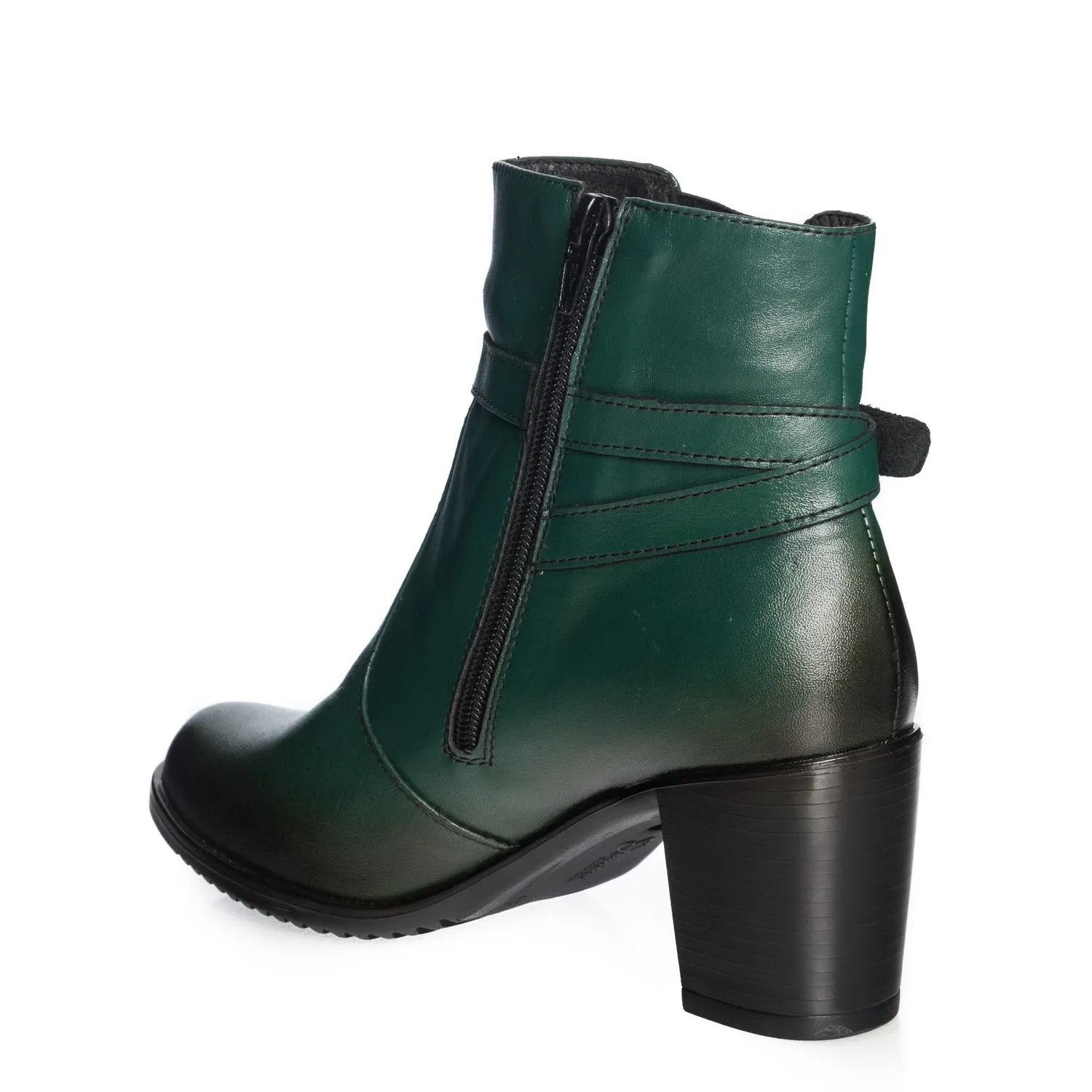 Catinca Shoes GX18 VP ghete dama piele verde perie