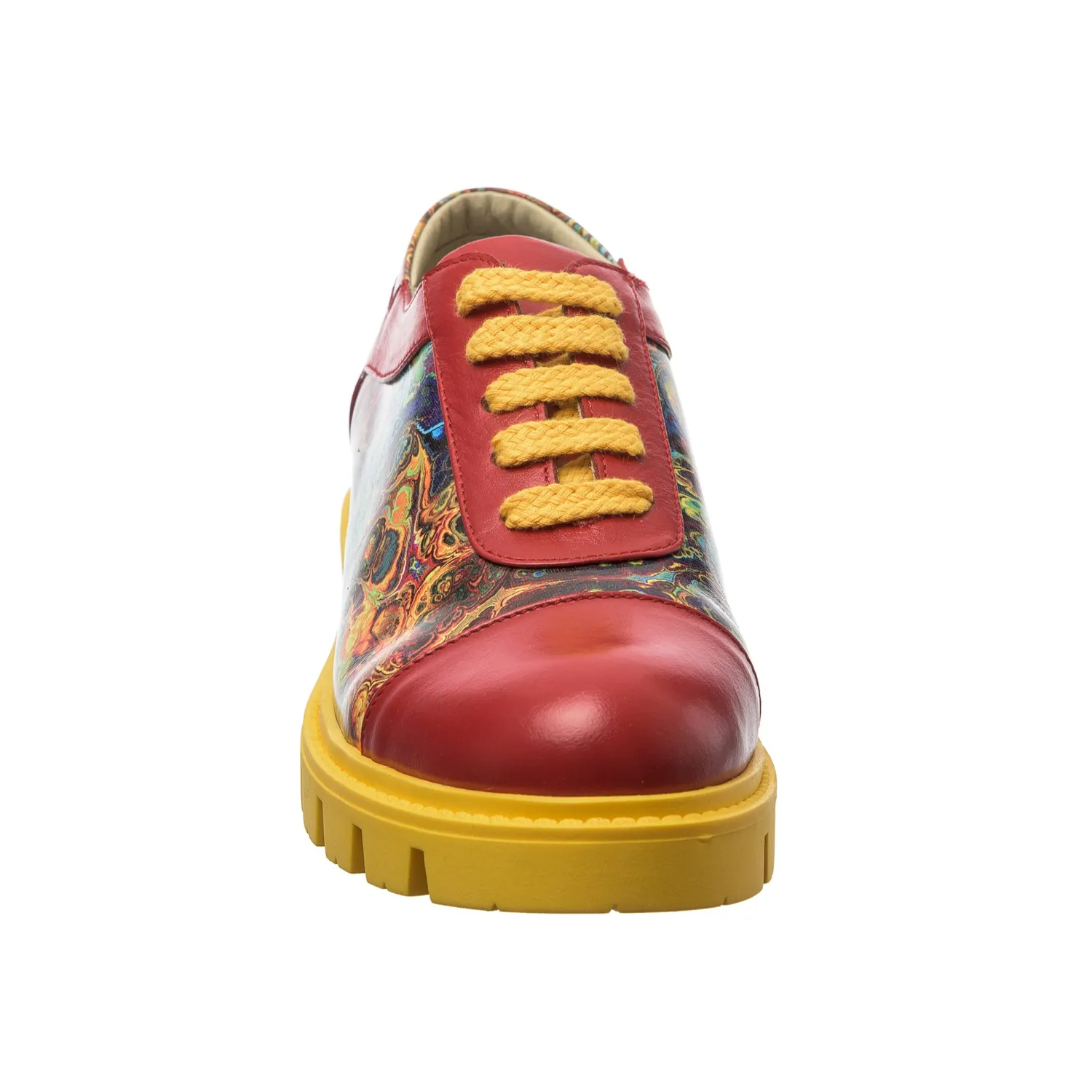 Catinca Shoes X1 RBP pantofi damă roșu box piele naturală
