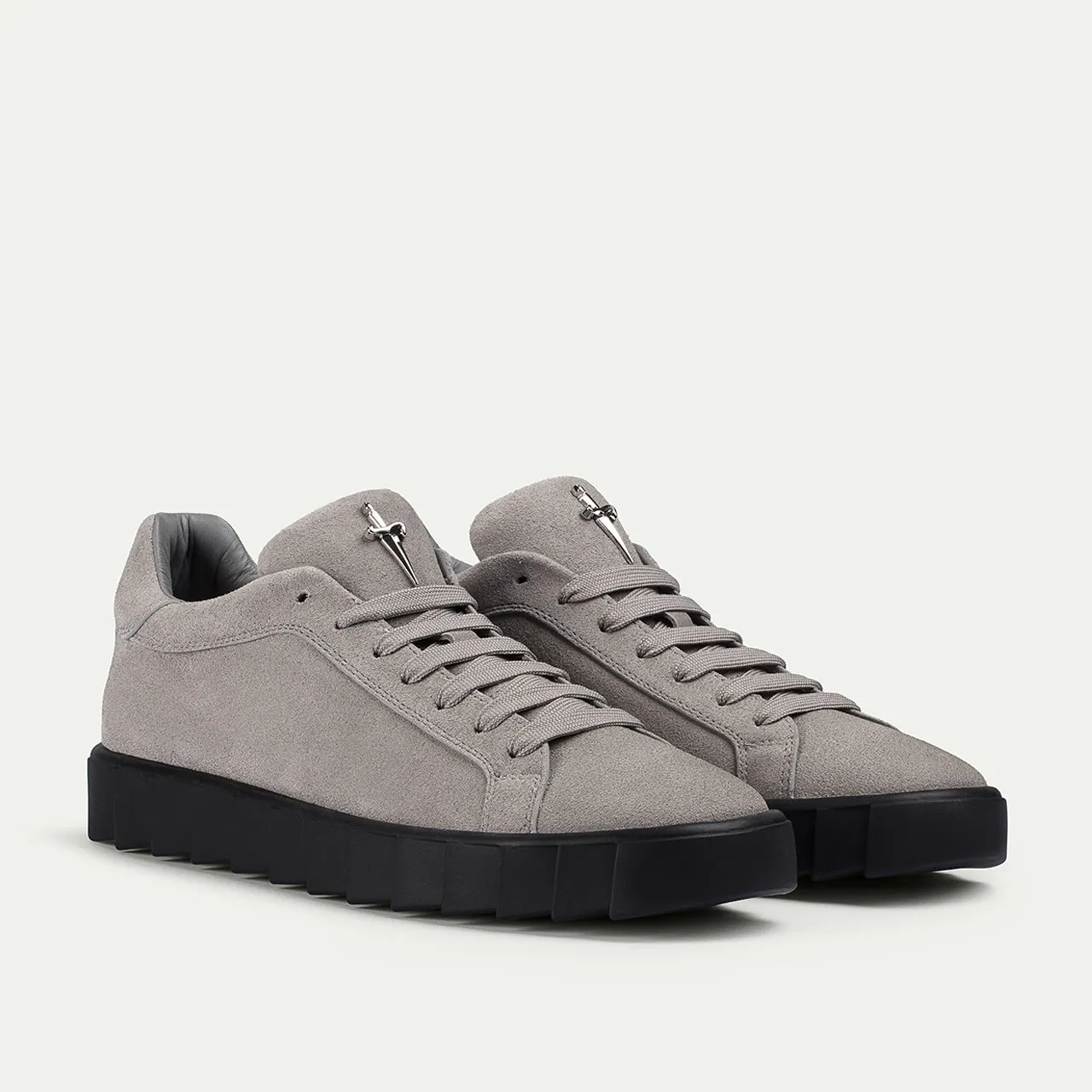 Cesare Paciotti Shark Derby sneakers barbati piele gri