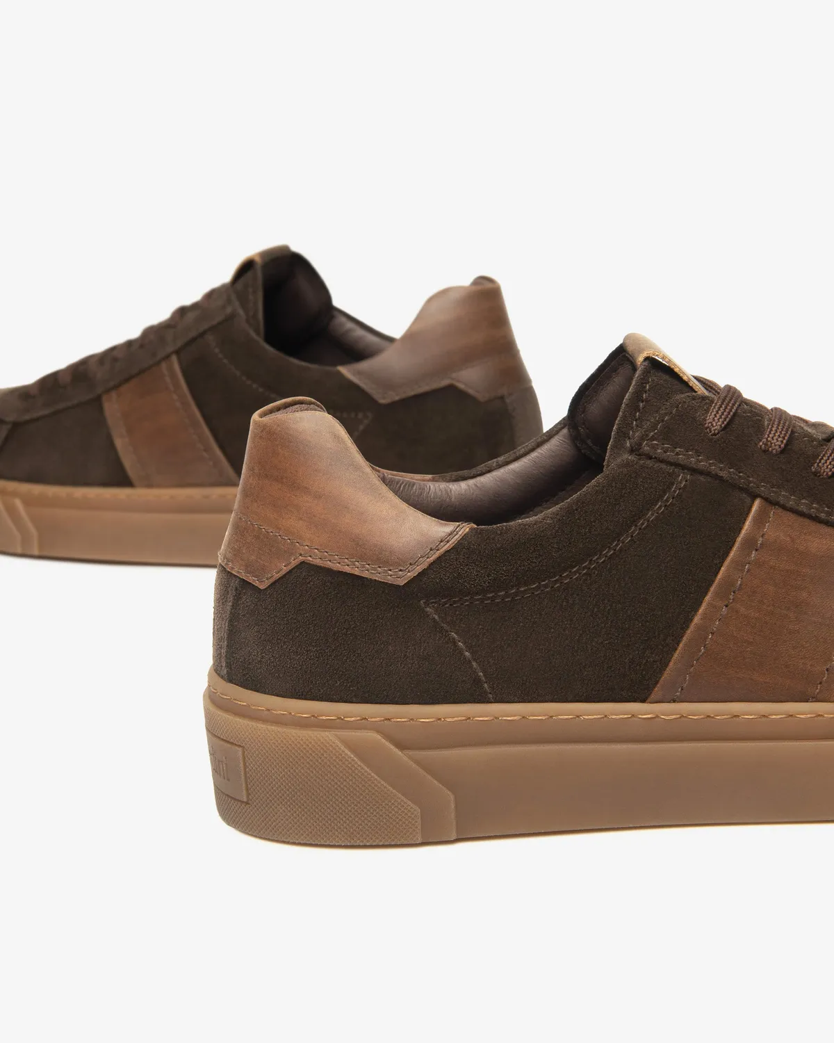 NeroGiardini sneakers barbati piele si intoarsa