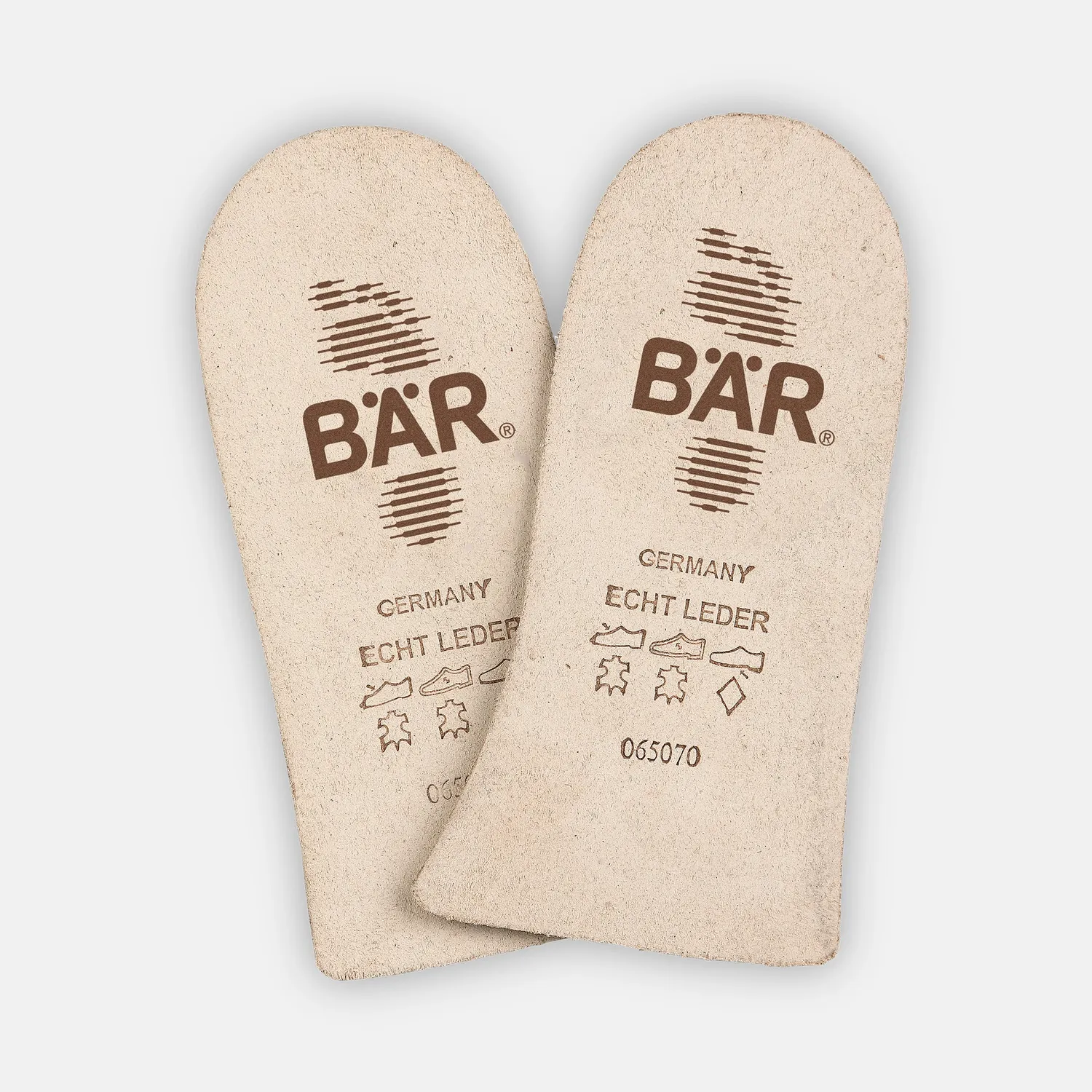 BÄR Heel 4 mm Slim semi-branț piele natural