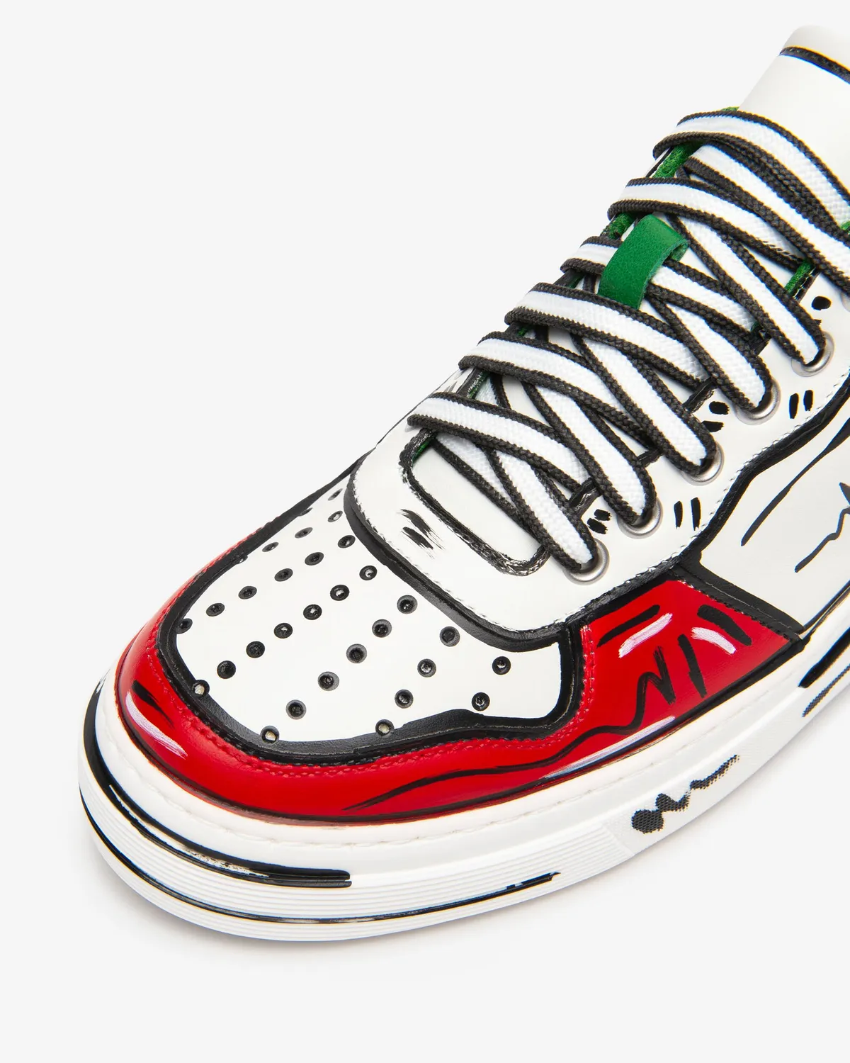 NeroGiardini sneakers piele dama tricolor Italia