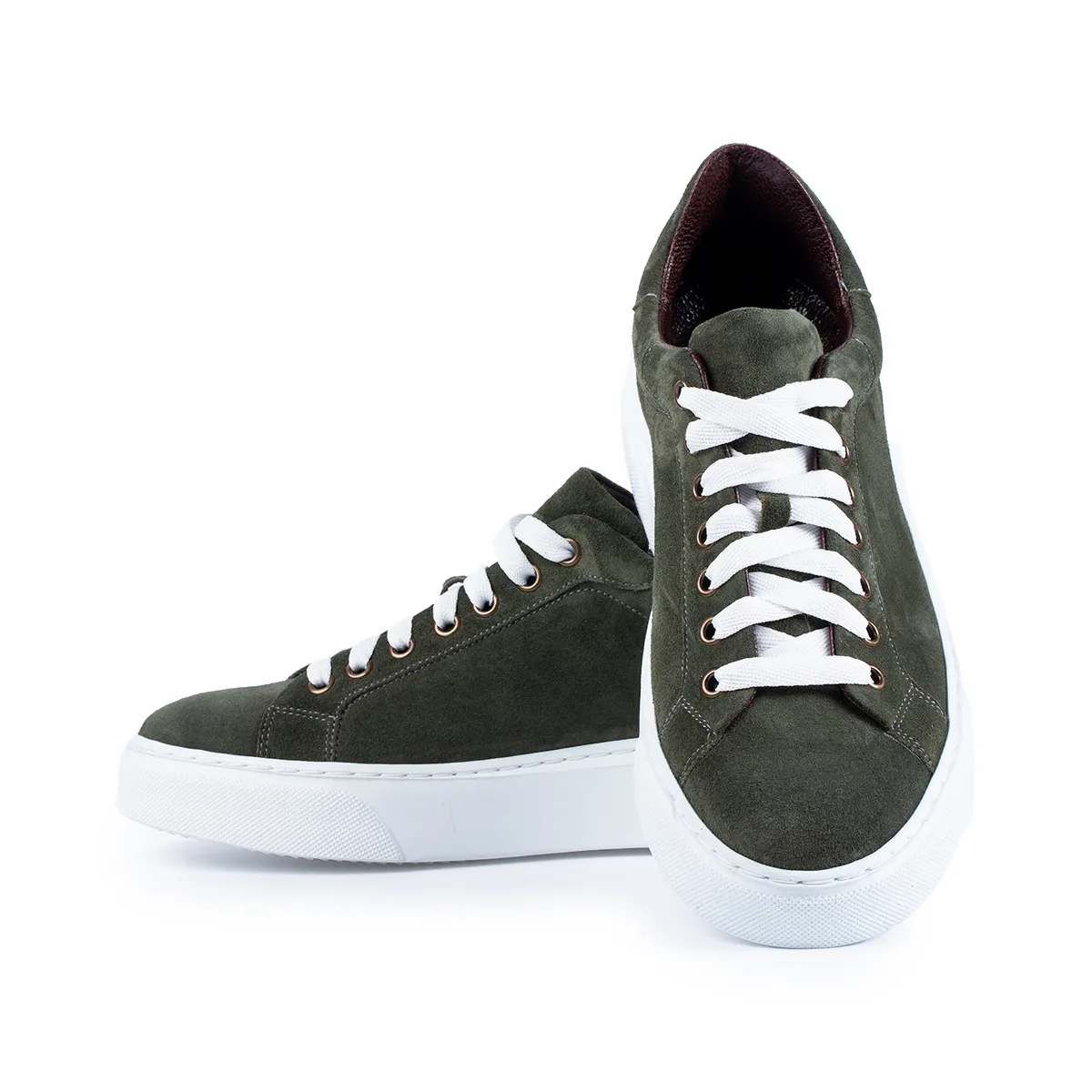 Lucas 510 sneakers barbati verde velur piele