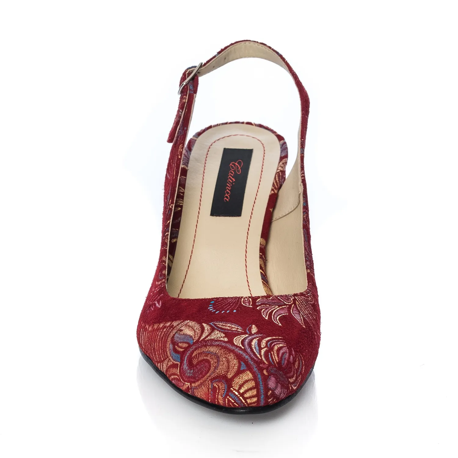 Catinca Shoes V7 RSR sandale dama piele naturala rosu