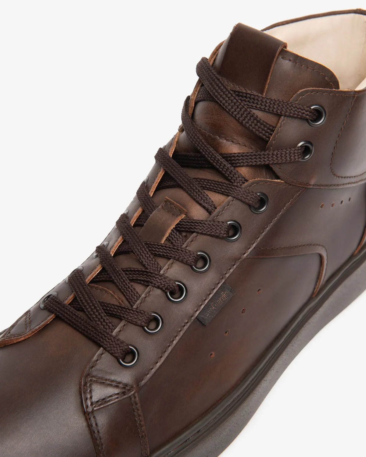 NeroGiardini sneakers bărbați piele înalți iarnă