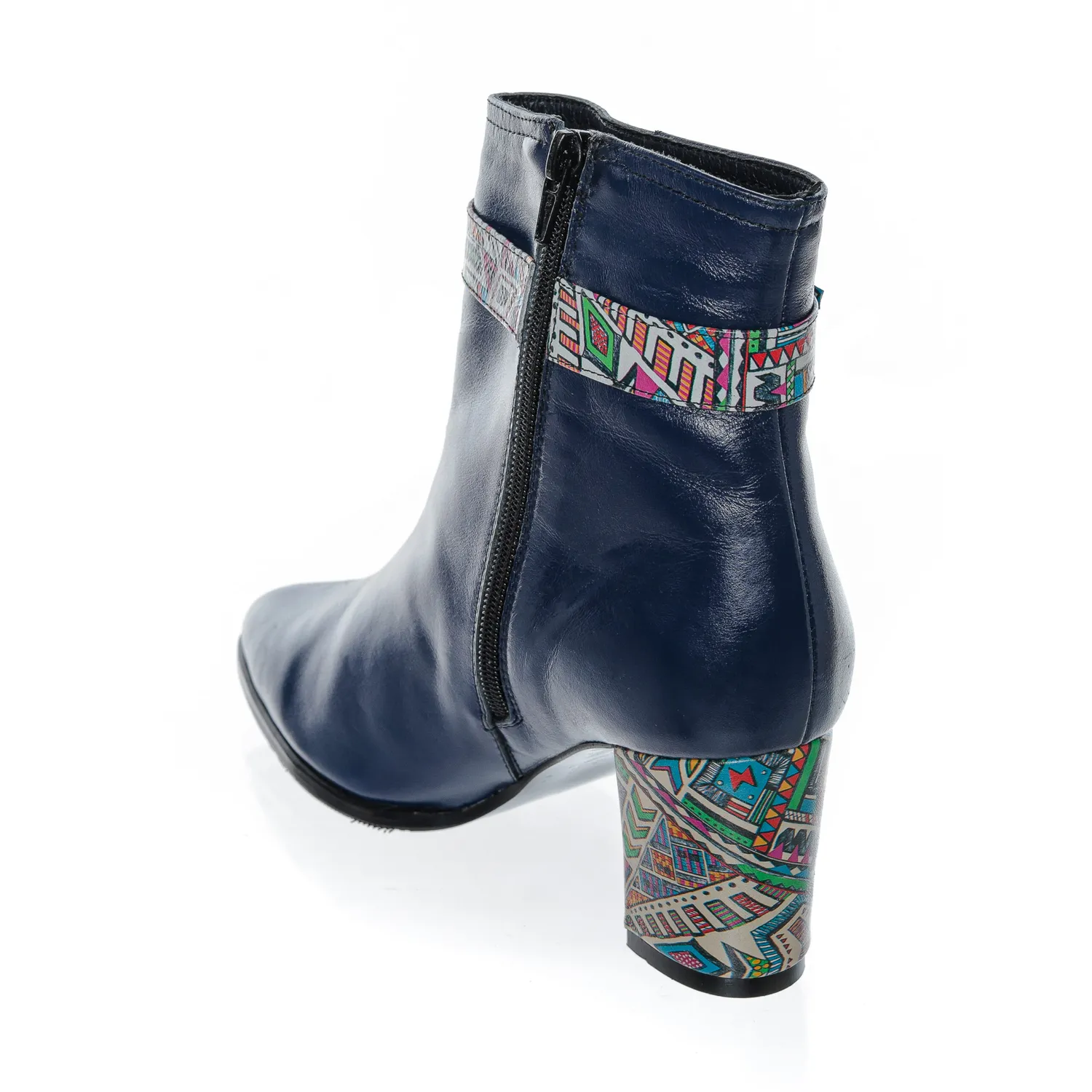 Catinca Shoes GX43 BBT ghete dama piele blue box