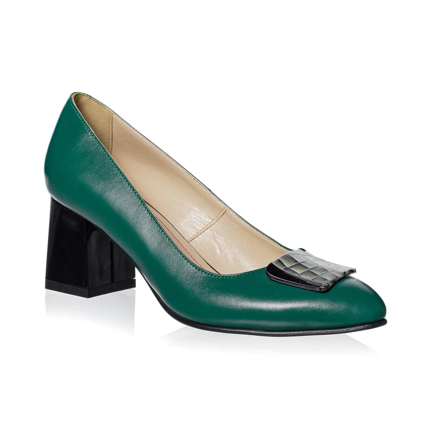 Catinca Shoes Verde Box A38 VB pantofi dama verzi piele