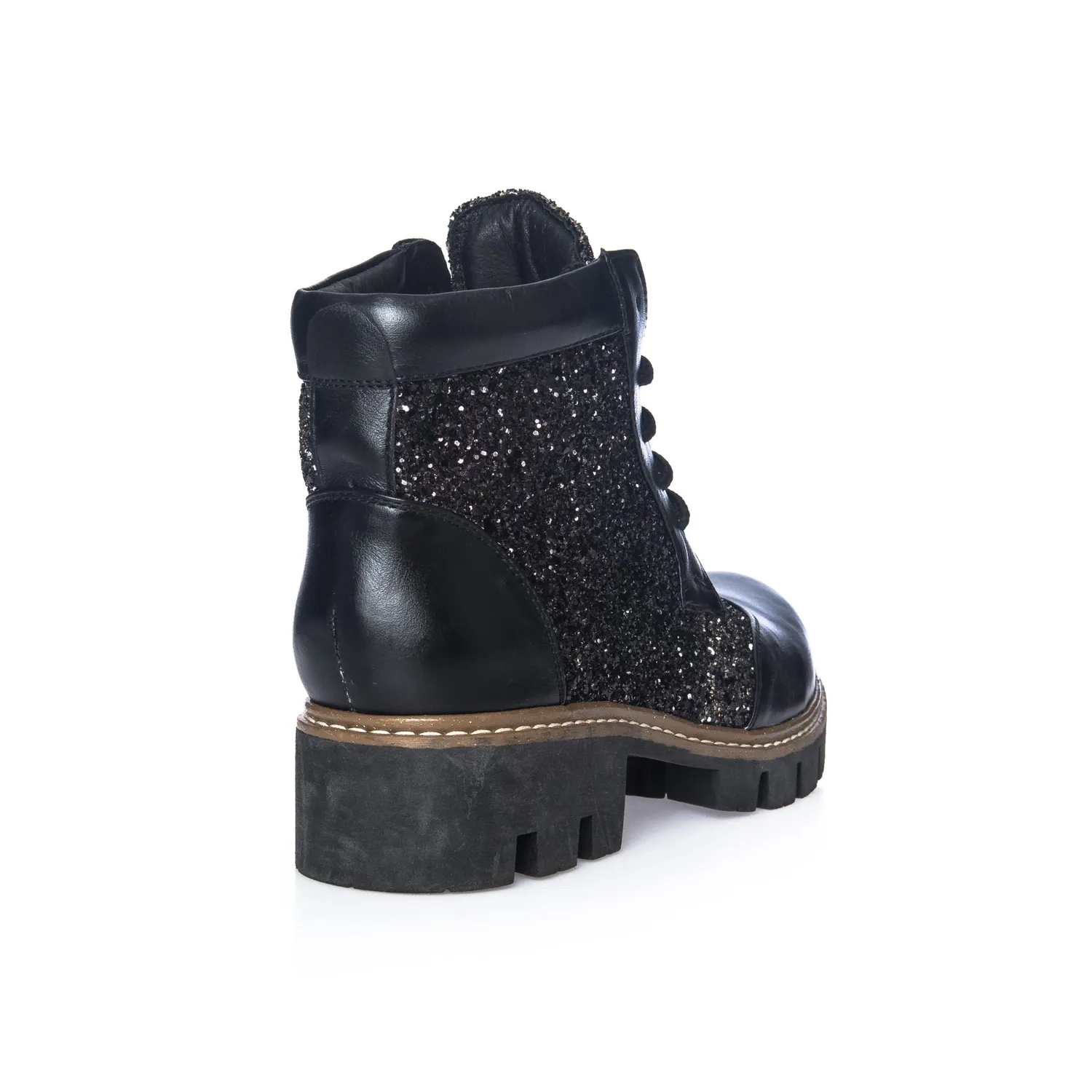 Catinca Shoes G28 NBGN bocanci dama negri glitter