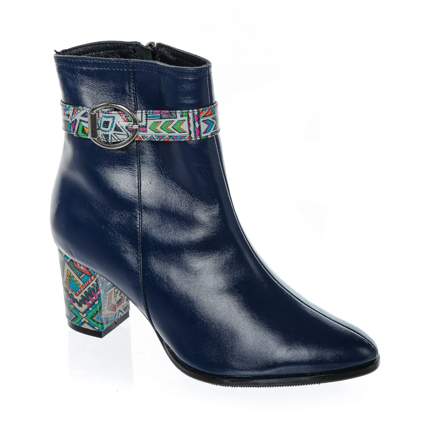Catinca Shoes GX43 BBT ghete dama piele blue box
