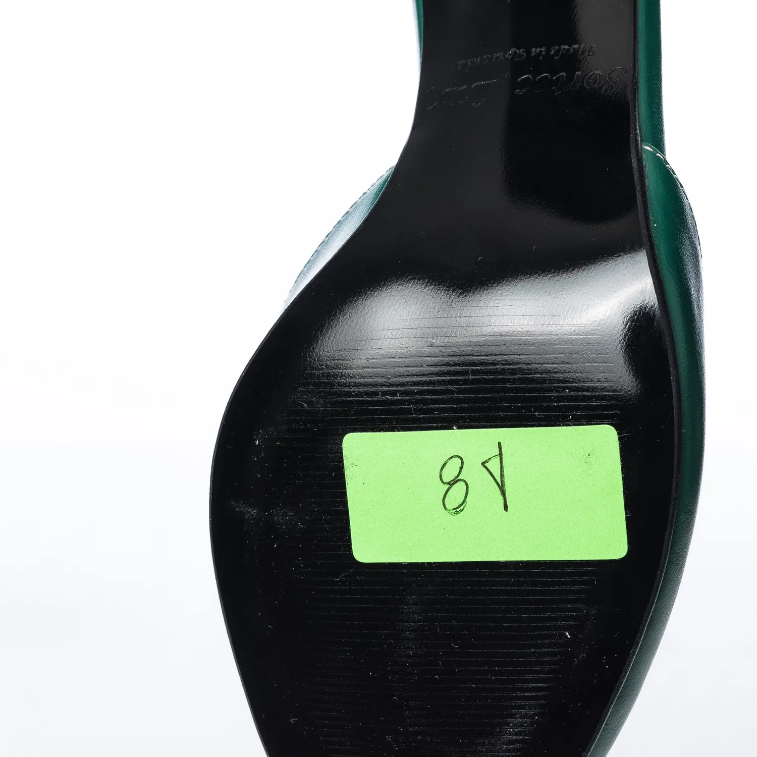 Catinca Shoes D8 VB sandale dama piele verde box